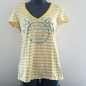 AEO striped graphic tee